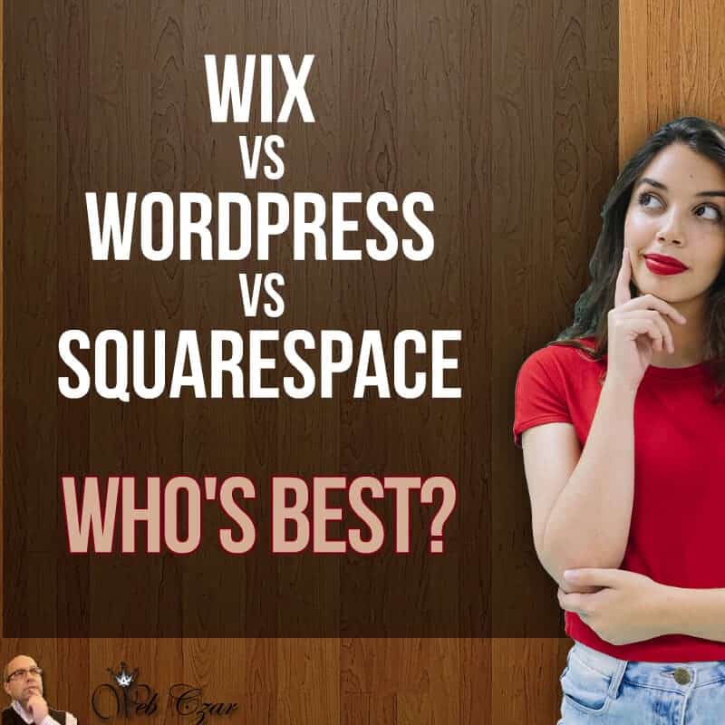 Wix vs WordPress vs Squarespace – which should I choose?